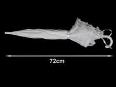 Kraftika 1ks ílá svatební vystřelovací deštník s krajkou