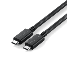 Satechi Thunderbolt 4 Pro Braided Cable 1m (PD240W,40Gpbs data,8K resolution) - černý