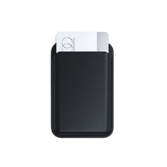 Satechi Vegan-Leather Magnetic Wallet Stand (iPhone 12/13/14/15 all models) - černá