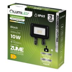 LUMILED Reflektor LED s pohybovým senzorem ZUME 10W 1100lm 4000K IP65