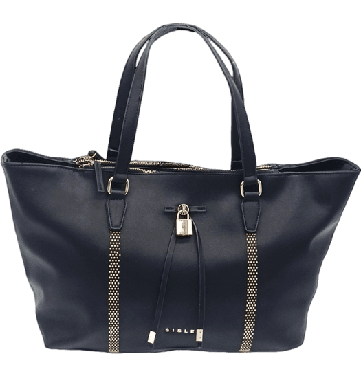 Sisley shopping bag Borja – black