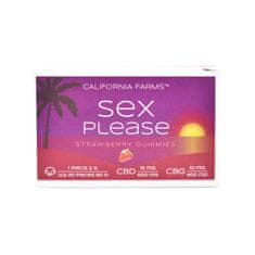 California Farms Sex please - želé 40 ks, 600 mg CBD, 400 mg CBG