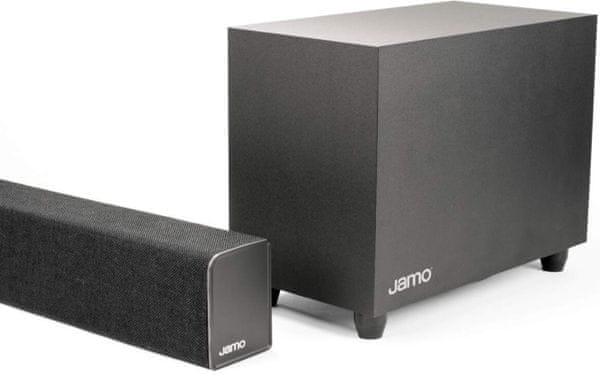  dizajnový soundbar jamo štúdio sb40 špičkové zvukové vlastnosti k TV optický vstup USB port bluetooth 