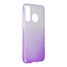 FORCELL Obal / kryt na Huawei P30 Lite průhledný/fialový - Forcell Shining