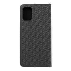 FORCELL Pouzdro / obal na Samsung Galaxy A71 černé - knížkové Luna Carbon