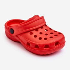 Dětské pěnové žabky Crocs Red velikost 32