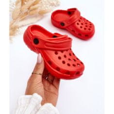 Dětské pěnové žabky Crocs Red velikost 32