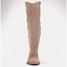 Kovbojské boty Iolanda s ozdobným prošíváním velikost 37