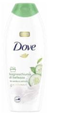 UNILEVER XXL DOVE sprchový gel a pěna pro ženy Bagnoschiuma di bellezza te verde e cetriolo 750ml