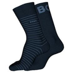 Hugo Boss 2 PACK - pánské ponožky BOSS 50503547-401 (Velikost 39-42)