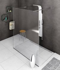 POLYSAN MODULAR SHOWER jednodílná zástěna WALK-IN, 1200mm MS4-120 - Polysan