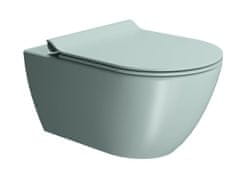 Gsi PURA závěsná WC mísa, Swirlflush, 36x55cm, ghiaccio dual-mat 881515 - GSI