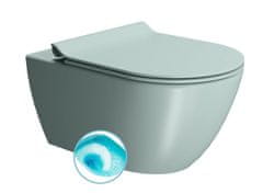 Gsi PURA závěsná WC mísa, Swirlflush, 36x55cm, ghiaccio dual-mat 881515 - GSI