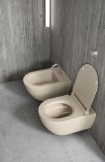 Gsi PURA závěsná WC mísa, Swirlflush, 36x55cm, creta dual-mat 881508 - GSI