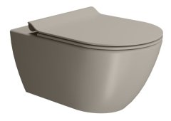 Gsi PURA závěsná WC mísa, Swirlflush, 36x55cm, tortora dual-mat 881505 - GSI