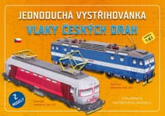 Vlaky českých drah - Jednoduchá vystřihovánka, měřítko 1:61