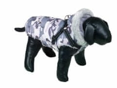 Nobby Zimní bunda pro psy Polar 2v1 48 cm šedá maskovací