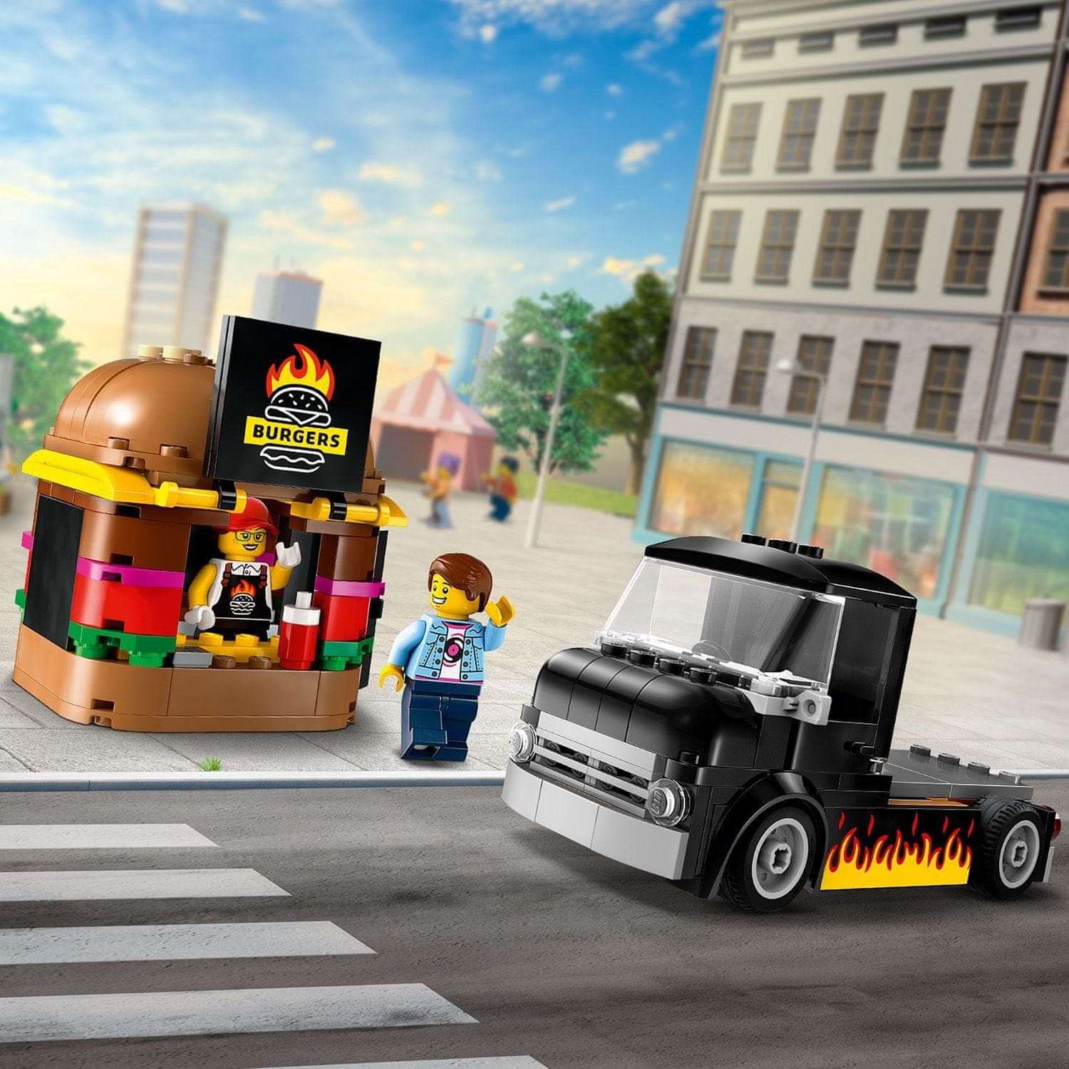 LEGO City 60404 Hamburgerový truck