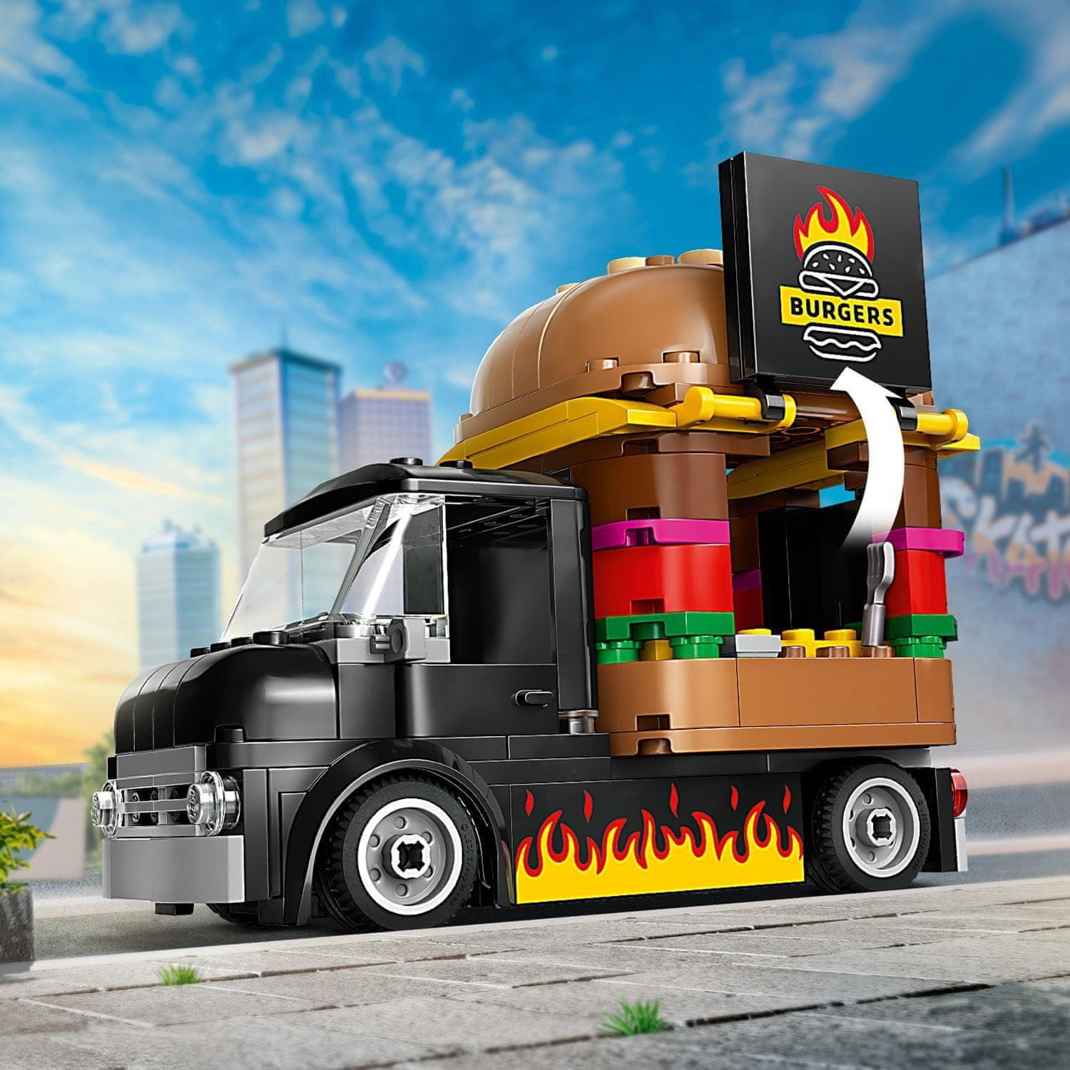 LEGO City 60404 Hamburgerový truck