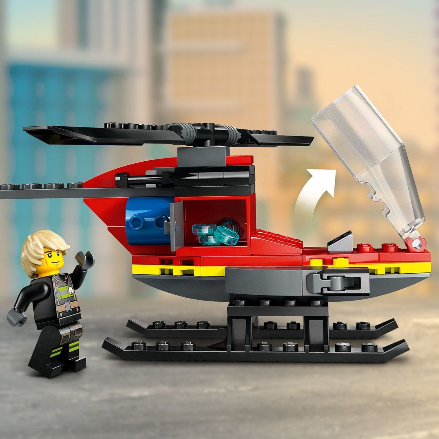 LEGO City 60411 Hasičský záchranný vrtuľník