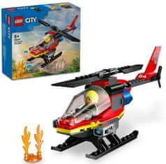 LEGO City 60411 Hasičský záchranný vrtulník - rozbaleno