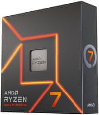 AMD Ryzen 7 7700X / LGA AM5 / max. 5,4GHz / 8C/16T / 40MB / 105W TDP / BOX bez chladiče