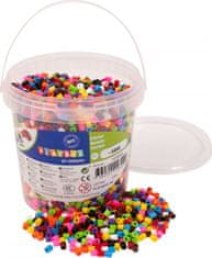 PLAYBOX Zažehlovací korálky v kbelíku - základní barvy 5000ks