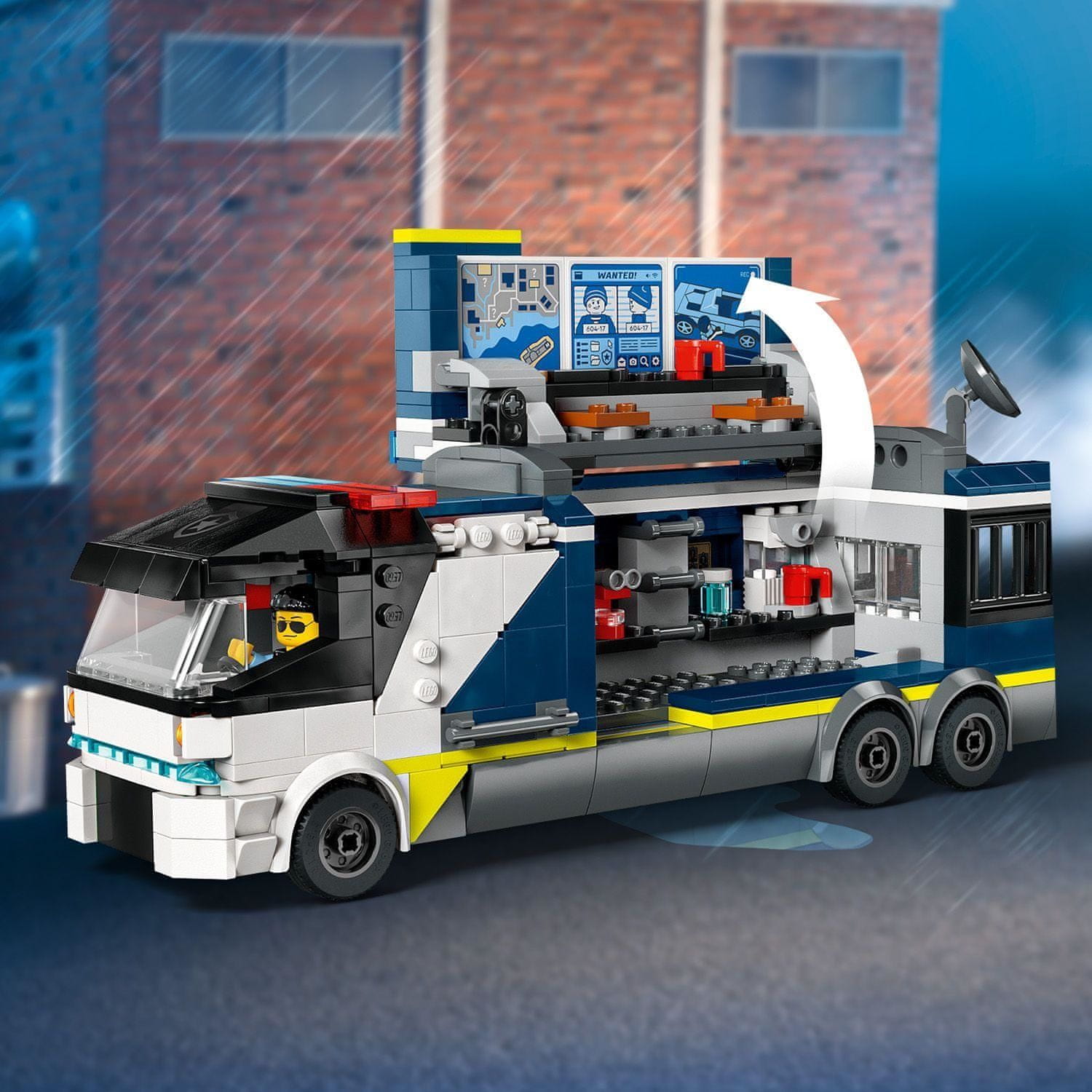 LEGO City 60418 Mobilné kriminalistické laboratórium policajtov