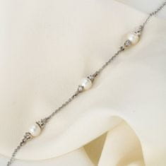 Morellato Něžný stříbrný náramek s perlami Perla SAER53