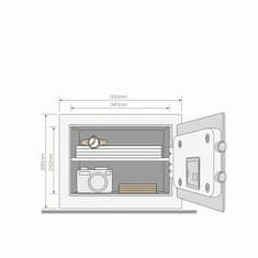 Yale Sejf High Security Fingerprint YSFB/250/EB1