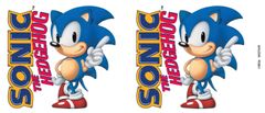 CurePink Keramický hrnek Sonic The Hedgehog: Klasická herní ikona (objem 315 ml)
