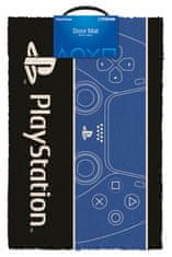 CurePink Rohožka Playstation: X Ray (60 x 40 cm) černá