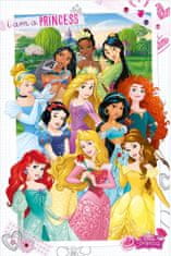 CurePink Plakát Disney|Princess: Já jsem princezna (61 x 91,5 cm)