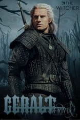 CurePink Plakát Netflix|The Witcher|Zaklínač: Geralt Of Rivia (61 x 91,5 cm)