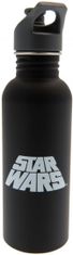 CurePink Nerezová outdoor láhev na pití Star Wars|Hvězdné války: Stormtrooper (objem 700 ml)