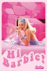 CurePink Plakát Barbie Movie: Ahoj Barbie (61 x 91,5 cm)