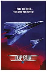 CurePink Plakát Top Gun Maverick: The Need For Speed (61 x 91,5 cm)
