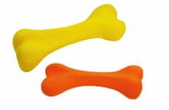 Nobby Hračka pro psy Gumová kost 17,5 cm oranžová
