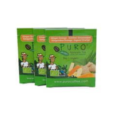 Puro káva čaj Fairtrade BIO Zázvor/Pomeranč 25x1,5g