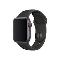 Atonyx Silikonový pásek pro Apple Watch 42/44/45 mm Černá