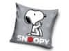 Carbotex  Polštářek Snoopy grey 40x40 cm