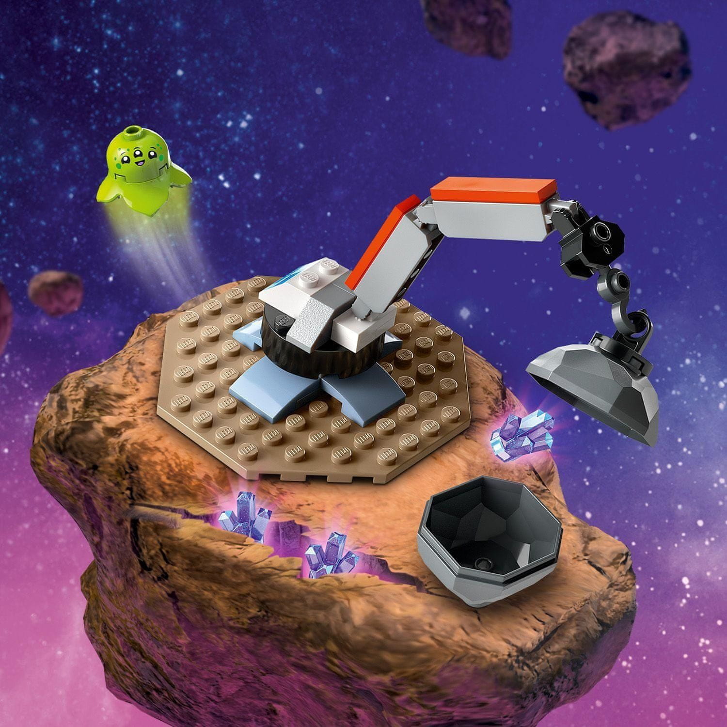 LEGO City 60429 Vesmírná loď a objev asteroidu