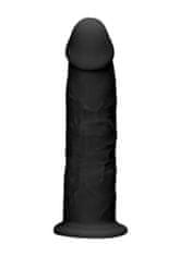 Shots Toys Shots REALROCK 19 cm Dual Density Silicone Dildo Black