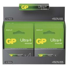 GP Alkalická baterie GP Ultra Plus AAA (LR03), 4 ks