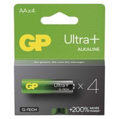 GP Alkalická baterie GP Ultra Plus AA (LR6), 4 ks