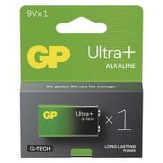 GP Alkalická baterie GP Ultra Plus 9V (6LR61), 1 ks