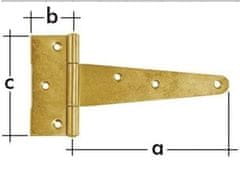 STREFA Závěs trojúhel ZT125DMX,125x35x80x2,0mm zinek galvanický / balení 1 ks