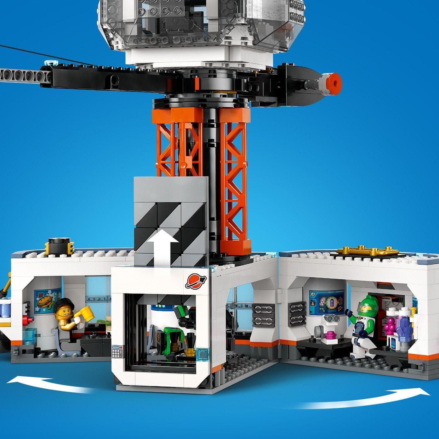 LEGO City 60434 Vesmírná základna a startovací rampa pro raketu