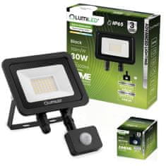 LUMILED Reflektor LED s pohybovým senzorem ZUME 30W 3300lm 4000K IP65