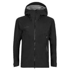 Mammut Pánská nepromokavá bunda Mammut Crater HS Hooded Jacket Men black|M